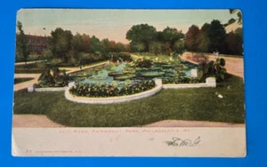 Vintage 1907 Lily Pond Fairmount Park Philadelpha PA POST CARD - Picture 1 of 1