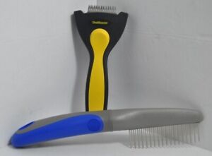 Lot of Two: Oster Shed Monster Undercoat Rake for Dogs & Dog Grooming Comb