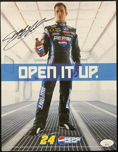 Jeff Gordon Signed 8.5x11 Pepsi Racing Promo Photo NASCAR Auto JSA AB39419 - Picture 1 of 4