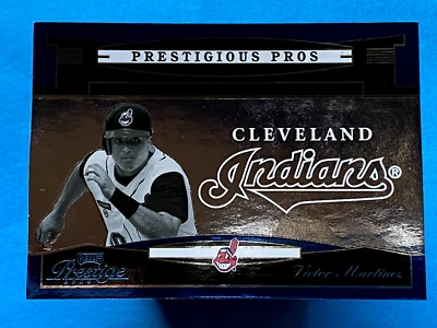 2005 Playoff Prestige Prestigious Pros Blue /900 Victor Martinez #PP-41 - Image 1 of 2