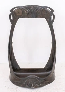 Antique Art Nouveau German WMF Tabletop Standing Silver Dressing Mirror - Picture 1 of 10