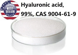 Hyaluronic Acid Powder Pure ORGANIC HA Sodium Hyaluronate Skin Serum, High MW - Picture 1 of 4