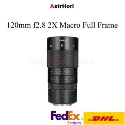 AstrHori 120mm F2.8 Macro 2X Manual  Prime Lens for E/RF/Z/L/EF Mount Cameras - Image 1 of 4