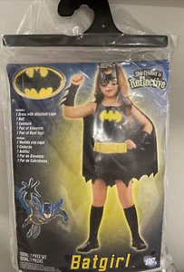 DC Comics Batgirl Costume Gotham Reflective 7 Piece Set Sz XL Girls 14/16 - Picture 1 of 5