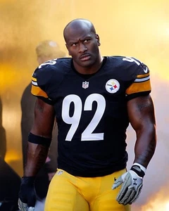 James Harrison Walking Out Tunnel Pittsburgh Steelers 8x10 NFL Football Photo - Picture 1 of 1