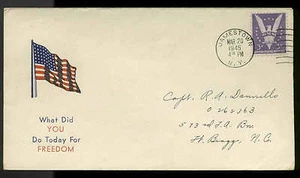 1945 WW2 PATRIOTIC SHERMAN #10141 NICHOLS WWII - Picture 1 of 1