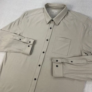 Rhone WFH Hemd Herren XXL sand hellbraun Button-Down beige weich Stretch Commuter Tech - Bild 1 von 15