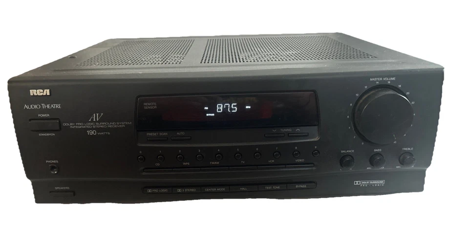 RCA Audio Theatre Stereo Receiver RV-9950A Tested Works Great - Image 1 of 4