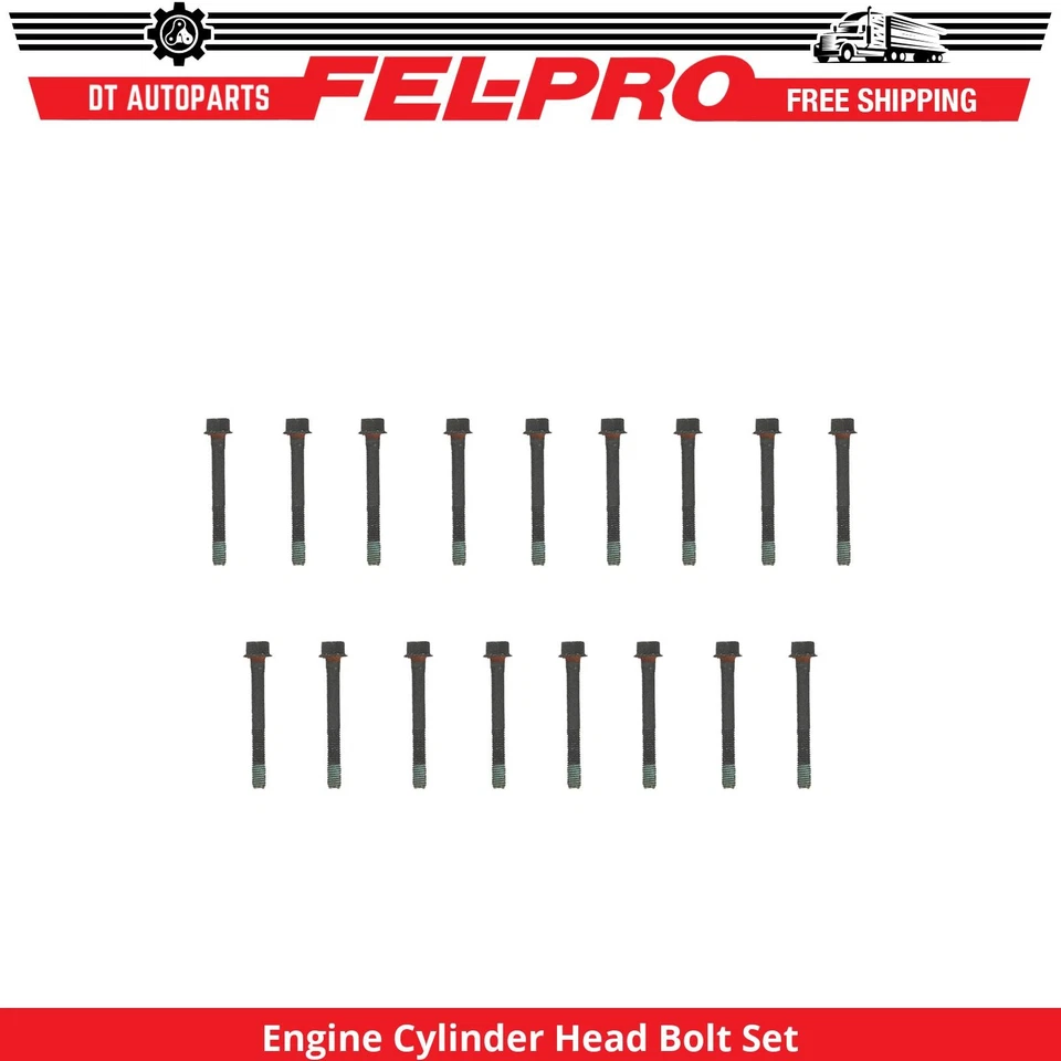For 1983-1995 GMC G2500 Engine Cylinder Head Bolt Set Fel-Pro 1984 1985 1986 - Image 1 of 1