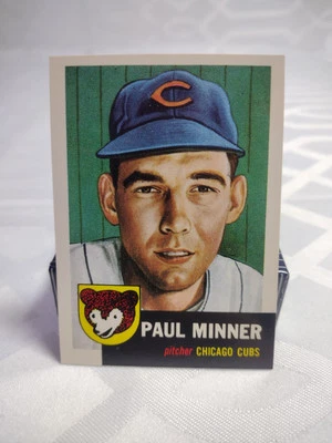 1991 Topps Archives The Ultimate 1953 Set #92 Paul Minner Chicago Cubs - Image 1 of 2