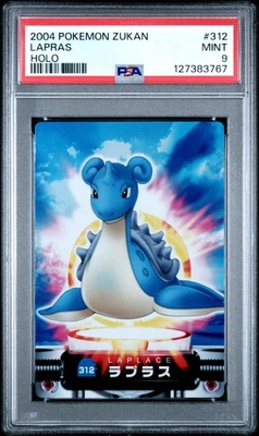 PSA 9 Lapras 312 Holo Pokémon Carddass Pokemon Advanced Generation Zukan Card - Image 1 of 2