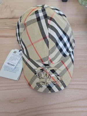 BURBERRY NWT cap  8085723 1002 Baseball cap hat Size MEDIUM cotton Sand size M - Image 1 of 4