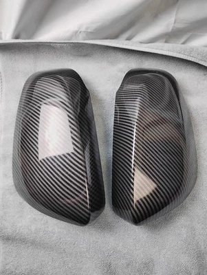 适用于 2007 - 2012 年日产 Sentra 侧翼镜盖碳纤维图案 — 第 1/4 张图片
