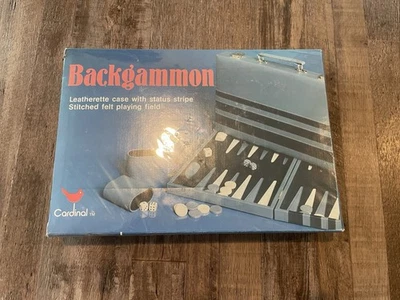 Backgammon Set by Cardinal New Sealed Box Vintage(?) - Image 1 of 4