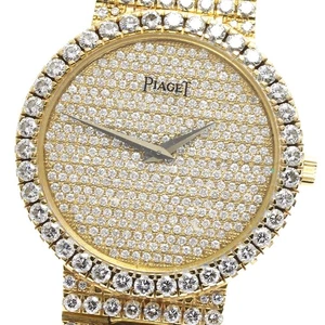 PIAGET dancer 90256 C 626 K18YG full diamond Hand Winding Men's Watch_881045 - Picture 1 of 8