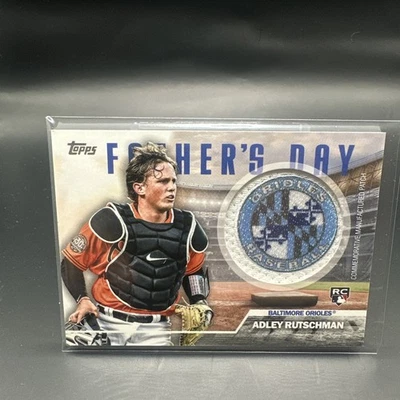 ADLEY RUTSCHMAN (RC) : 2023 Topps - Father's Day Team Patch - #FD-AR - Orioles - Image 1 of 2