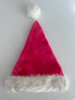 Sombrero de bebé Victoria Secret de terciopelo satinado de Santa Foto 1 de 3