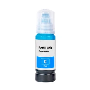 1 Cyan Tintenflasche für Epson EcoTank ET-14100, ET-2714, ET-2811, ET-2821 - Bild 1 von 3