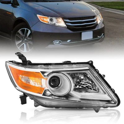 Halogen Projector Passenger Side Headlight RH For 2011-2013 Honda Odyssey  - Image 1 of 4