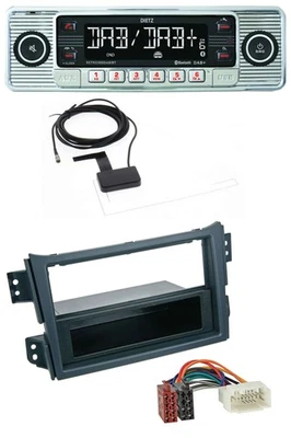 Dietz Bluetooth USB MP3 DAB Autoradio für Opel Agila B 2008-2014 Suzuki Splash - Bild 1 von 4