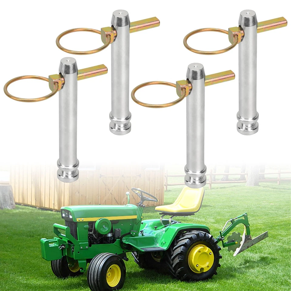 4 Pack S07070200 Cat 1 Top Link Pin 5-1/2 3/4 Tractor Hitch Accessories