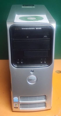 Vintage Dell Dimension E520 - (Pentium D 2.8 / 4GB / 500GB / DVD / XP Install CD - Image 1 of 4