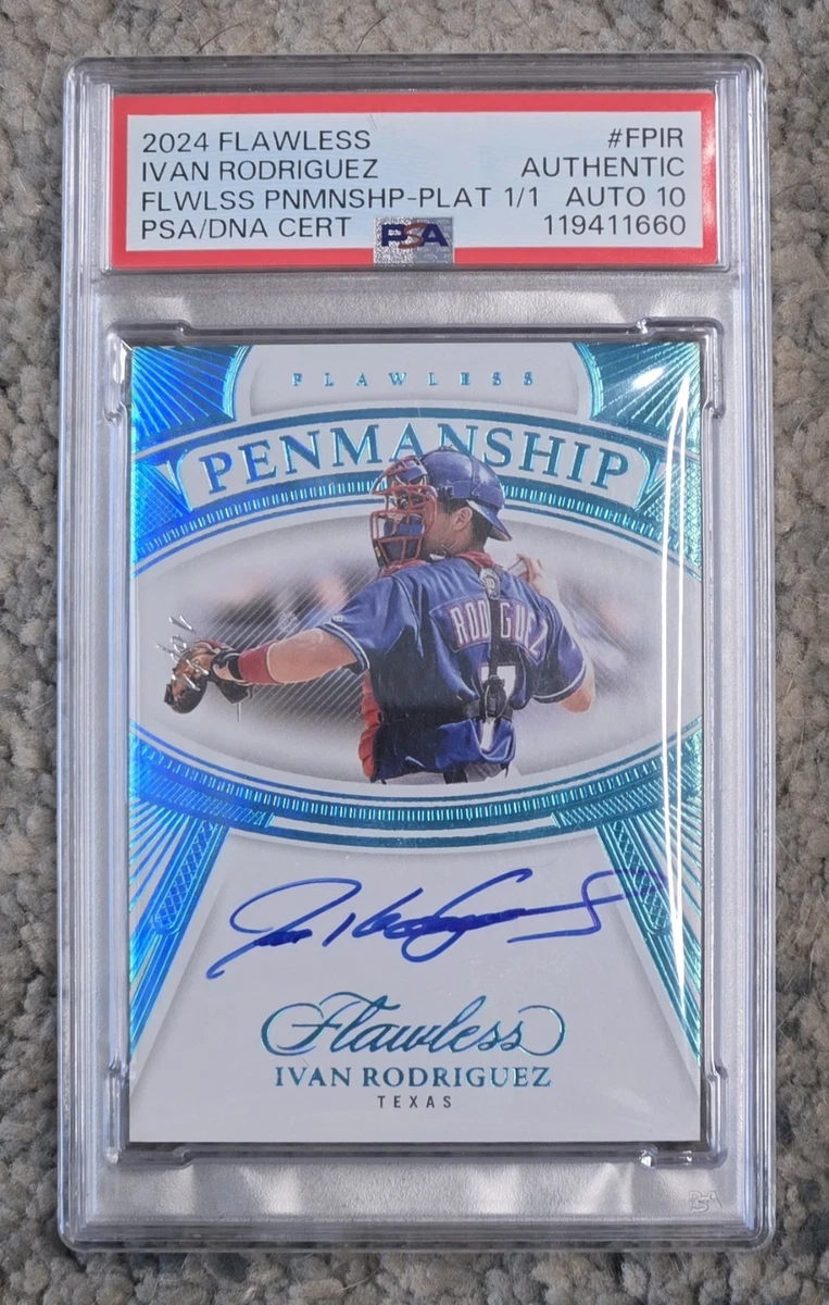 Ivan Rodriguez Grade 10 Baseball Trading Cards & Accessories for