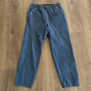 Lululemon Herren Größe Medium Utility Hose Gewebte Jogginghose Cropped Kordelzug Blau - Bild 1 von 5