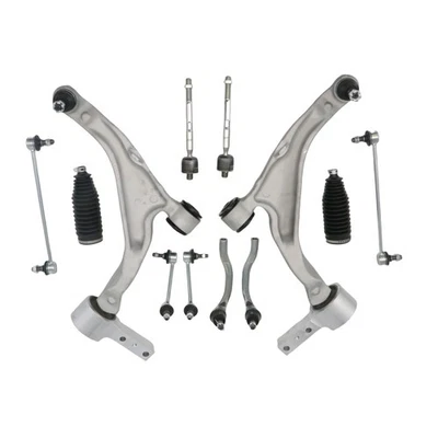 Kit de suspensión de 12 piezas de barras de amarre de brazo de control inferior delantero aptas para Acura MDX 2007-13 Foto 1 de 4