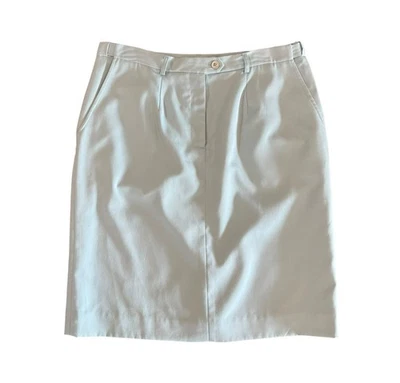 Falda para mujer Appleseed’s Petite azul claro recta lápiz hasta la rodilla talla 16 Foto 1 de 4