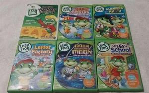 LEAP FROG LOT OF 6 EDUCATIONAL DVD KIDS LEARNING - Picture 1 of 2