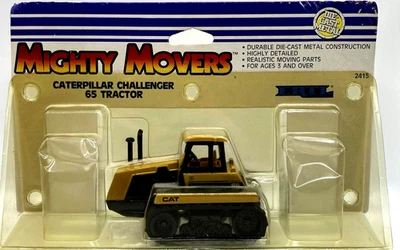 De colección Diecast-Metal Mighty Movers Caterpillar Challenger 65 Tractor l 1988 NUEVO Foto 1 de 4