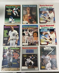 Lot von 9 Baseball Sport illustrierten Zeitschriften 1980-90er World Series HOF Spieler - Bild 1 von 13