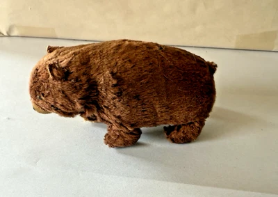 Brinquedo de lata vintage urso mecânico corda Japão - Imagem 1 de 4