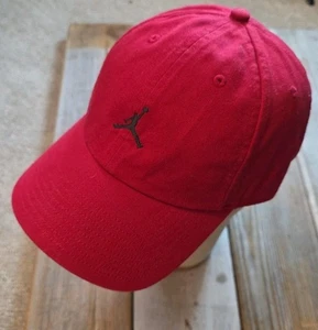 Mütze Kappe Marke Jordan schwarz Jumpman bestickt Logo Erwachsene verstellbar rot - Bild 1 von 6