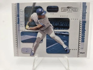 2004 Donruss Timelines #21 RICKEY HENDERSON Boys of Summer #d 250/250 - Picture 1 of 2