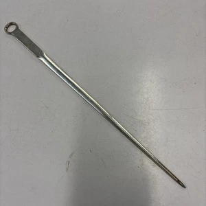 Antique 14" William Hutton & Sons Meat Skewer Britannia Silverplate WH&SBP Mark - Picture 1 of 12