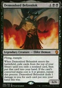 Demonlord Belzenlok ~ Dominaria [ Excellent ] [ Magic MTG ] - Picture 1 of 1