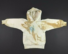 Vtg 50s 60s Cranbrook Jr Distressed Raglan Hoodie Youth Size 8 Farm Usa Made
