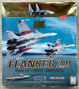Flanker 2.0 Combat Flight Simulator CD-Rom Windows 95/98 Vintage Software - Picture 1 of 12