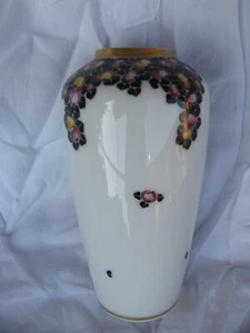 Jugendstil Vase Handmalerei Bauer & Pfeiffer  Schorndorf Ludwigsburg - Bild 1 von 6