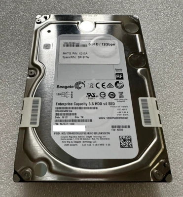 Seagate Enterprise ST6000NM0104 3.5" 6TB SAS Hard Drive 98% health - Image 1 of 2