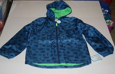 New Carter's Boys Raincoat Jacket Rain Gear 3T 4T  4-5 14 year Super Hero Blue - Image 1 of 3