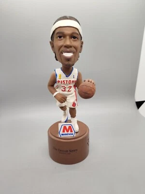 PISTONES BOBBLEHEAD PARLANTE RICHARD RIP HAMILTON DETROIT ¡PROBADO FUNCIONA! Foto 1 de 4