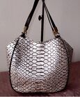 Brahmin MARIANNA in PEARL DOGWOOD Leather Purse Handbag **RARE** Pattern Dustbag
