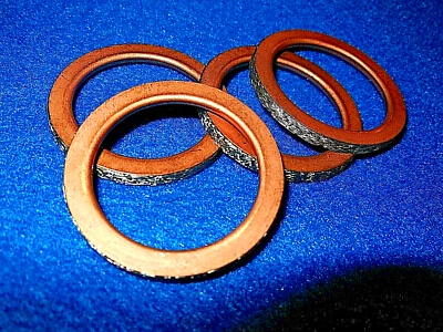 4 JUNTAS DE ESCAPE YAMAHA FJ1200 TZ80 TTR125 XT350 TT350 84 XT250 DUAL SPORT   Foto 1 de 3