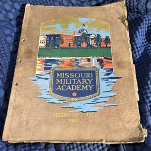 1930 Missouri Military Academy Mexico, Missouri Yearbook Brochure Panorama - Picture 1 of 24