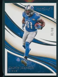 Calvin Johnson 2020 Immaculate Collection 1/60 - Picture 1 of 2