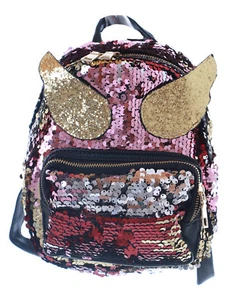 LB-121-3 Rosa Gold Wende Pailletten Glitzer Engel-Flügel Lolita Rucksack Tasche - Bild 1 von 6
