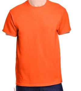 5 PK Of Gildan Adult (Medium) Solid Heavy Cotton Tee Plain Short Sleeve T-Shirt - Picture 1 of 5
